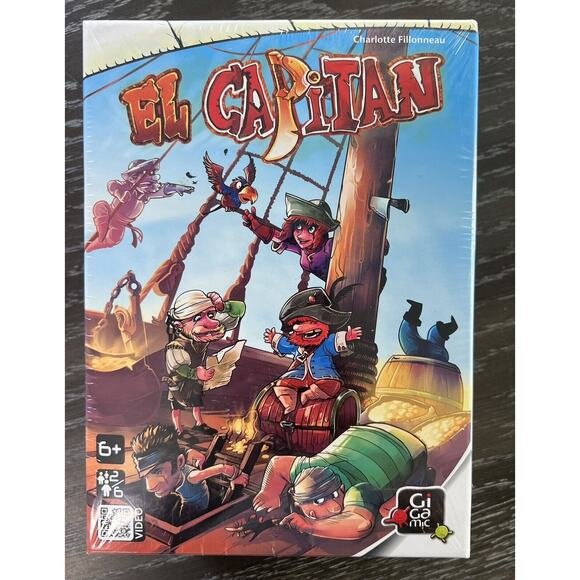 El Capitan Board Game by Charlotte Fillonneau 2014 Gigamic, New and Sealed - Picture 1 of 6